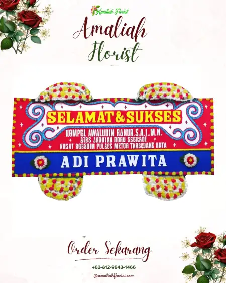 Papan Bunga Ucapan Selamat Kolawa